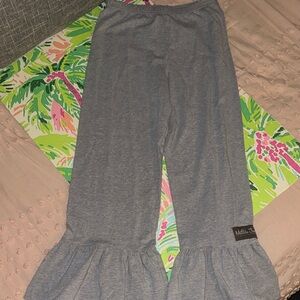 Matilda Jane Soft Gray Ruffle Pants